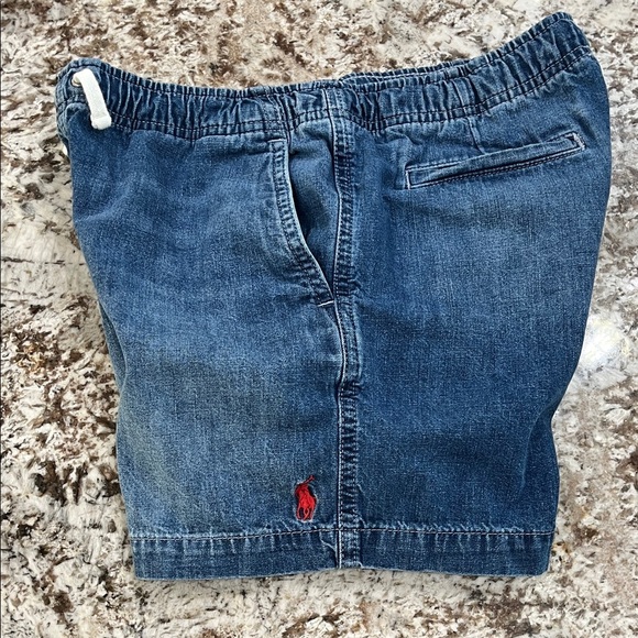 Boy’s Shorts Polo by Ralph Lauren Kids Blue Denim - Picture 6 of 9